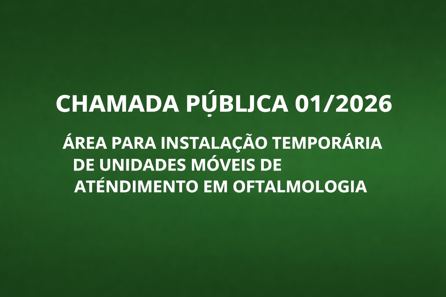 Chamada Pública