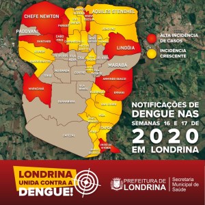 Mapa dengue 23 4 20 Sec Saude